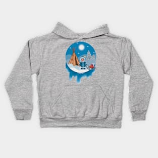 Christmas in the Far North Kids Hoodie